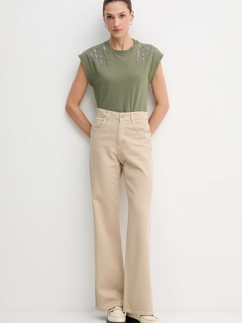 Pepe Jeans t-shirt kolor zielony PL5000024