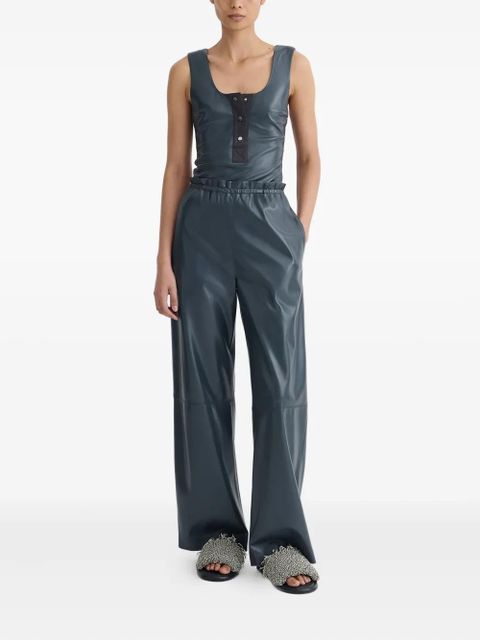 Nanushka Anesa button-plaquet tank top - Blue - zdjęcie produktu nr 2