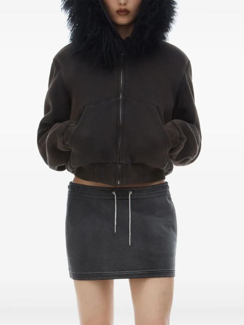 Alexander Wang drawstring-waist mini skirt - Grey - zdjęcie produktu nr 2