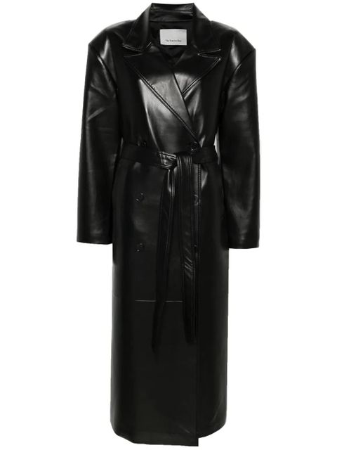 The Frankie Shop Tina double-breasted trench coat - Black - zdjęcie produktu nr 1
