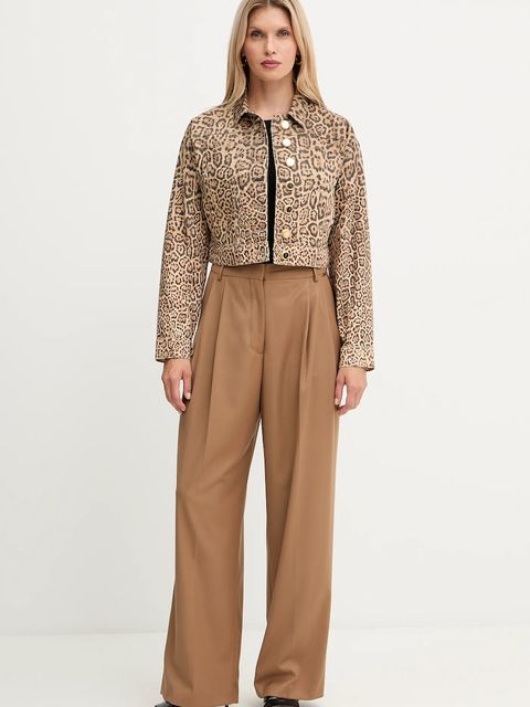 Marciano by Guess kurtka jeansowa EDDA kolor brązowy przejściowa 5YGN14 7362A - zdjęcie produktu nr 2