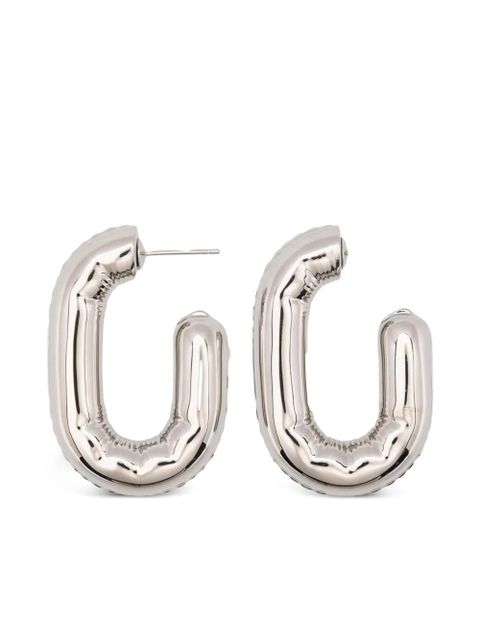 Rabanne chunky-hoop earrings - Silver
