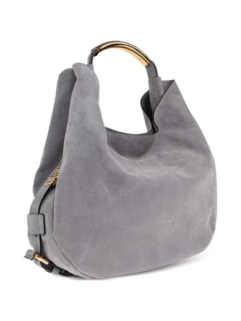 Moschino Handle Me ring handle shoulder bag - Grey