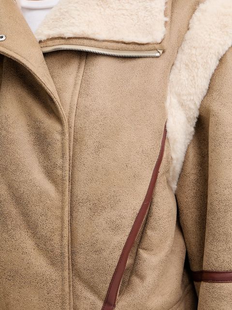 BOSS Orange kurtka kolor beżowy przejściowa 50548600