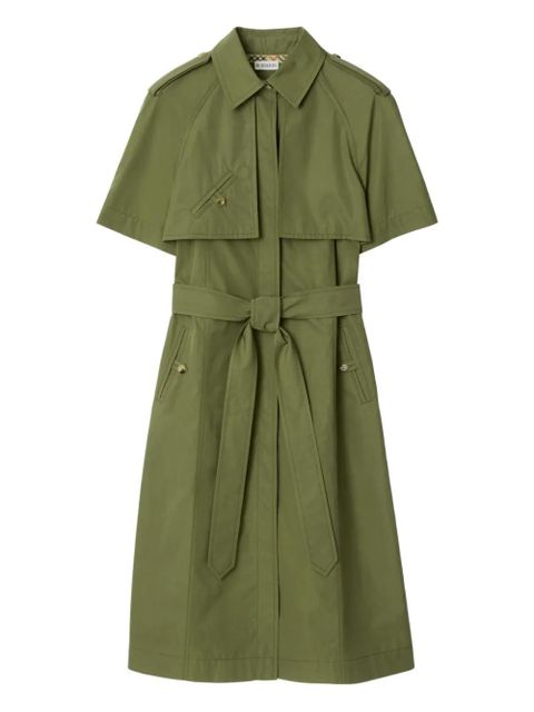 Burberry button-fastening midi dress - Green - zdjęcie produktu nr 1