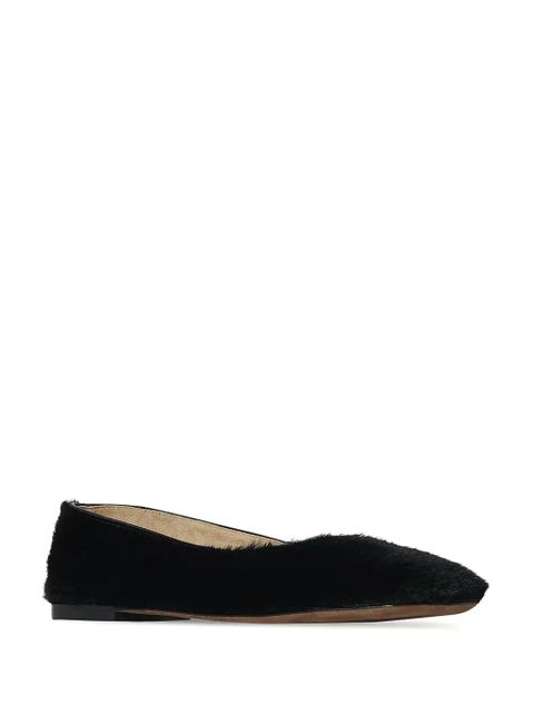 The Row fur ballet flats - Black - zdjęcie produktu nr 2