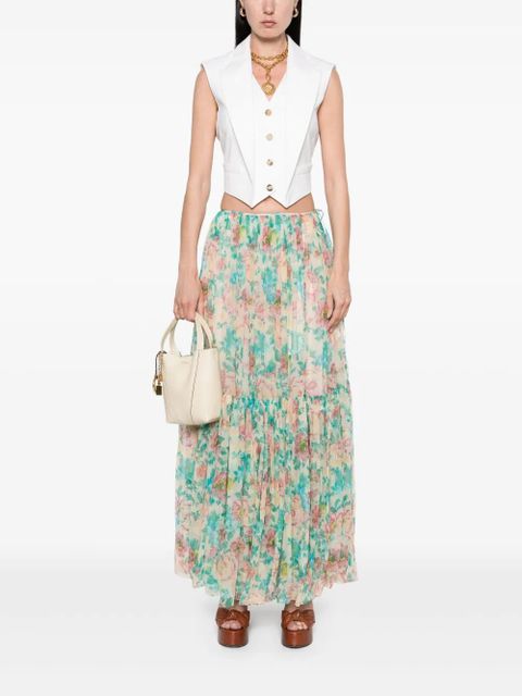 Chloé printed maxi skirt - Neutrals