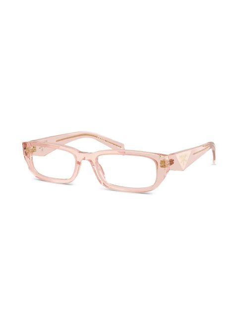Prada Eyewear rectangle-frame glasses - Pink - zdjęcie produktu nr 2