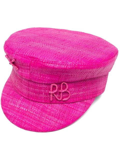 Ruslan Baginskiy embroidered-logo baker boy hat - Pink - zdjęcie produktu nr 1