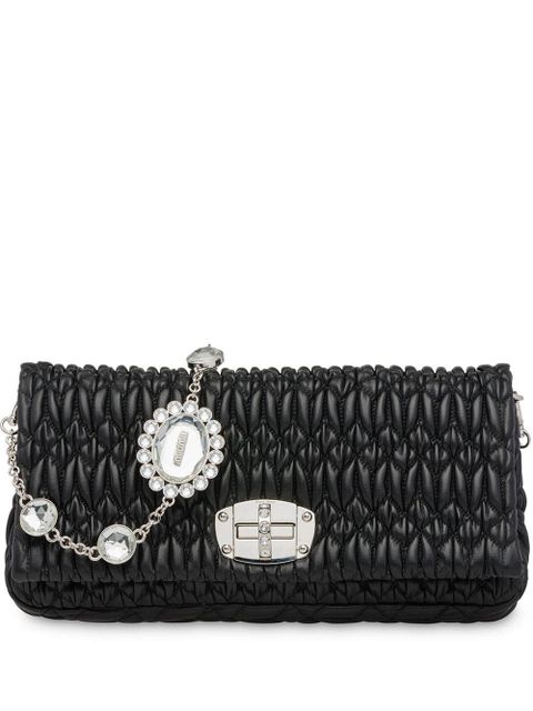 Miu Miu Miu Miu Iconic Crystal bag - Black