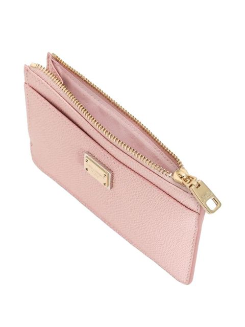 Dolce & Gabbana logo-plaque wallet - Pink