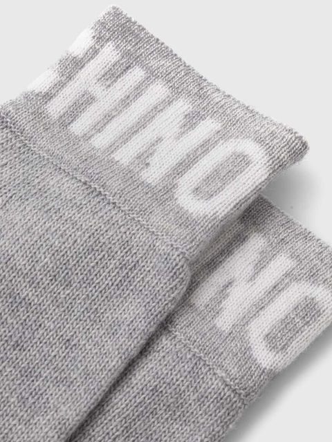 Moschino rękawiczki wełniane kolor czarny