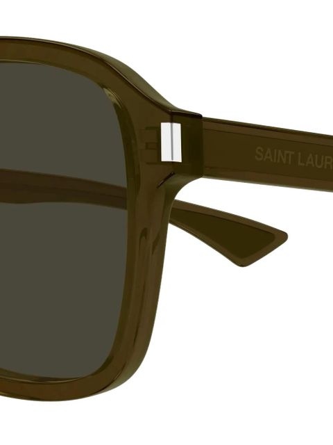 Saint Laurent Eyewear oversized lens sunglasses - Brown