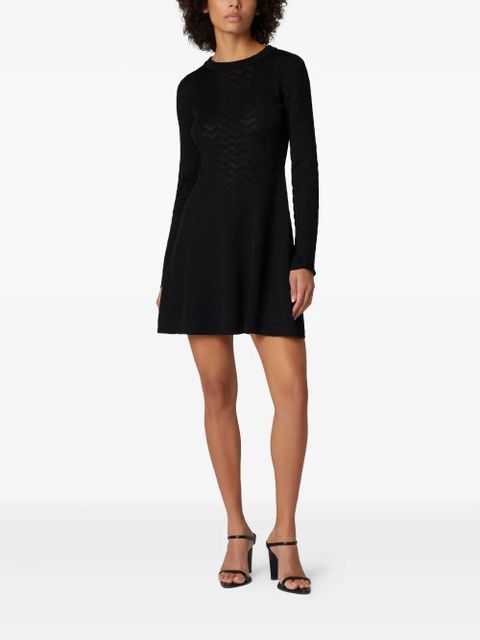Missoni zigzag-pattern mini dress - Black - zdjęcie produktu nr 2