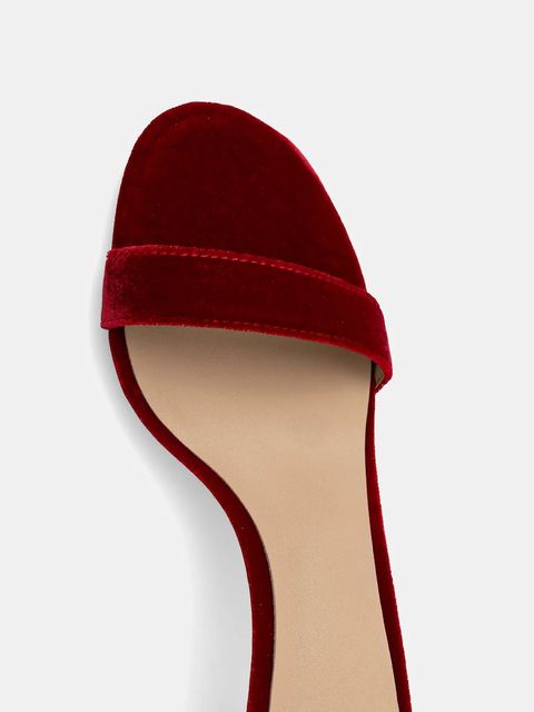 Lauren Ralph Lauren sandały Allie Mid kolor czerwony 802980559005