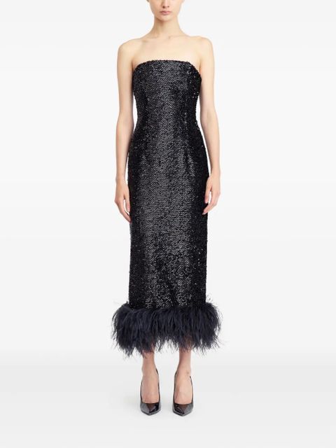 16Arlington Minelli sequinned midi dress - Black - zdjęcie produktu nr 2