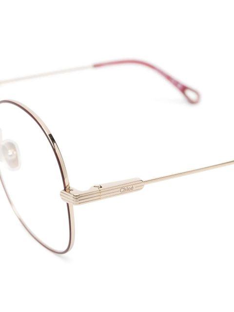 Chloé Eyewear round-frame optical glasses - Pink
