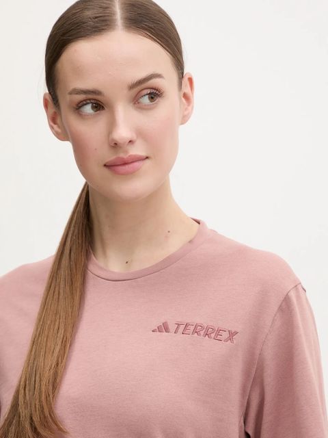 adidas TERREX t-shirt Xploric damski kolor różowy JE0377