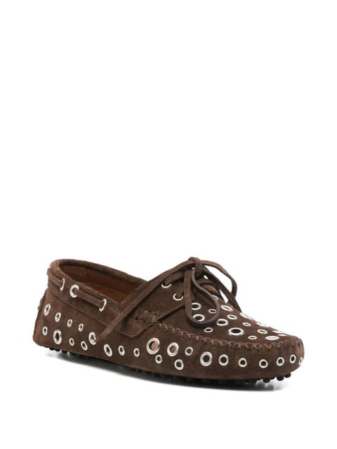 Gimaguas eyelets tie loafers - Brown - zdjęcie produktu nr 2