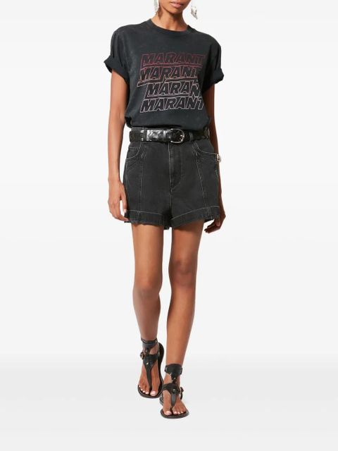 MARANT ÉTOILE Zoeline T-shirt - Black - zdjęcie produktu nr 2