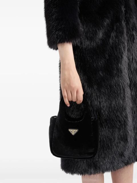 Prada padded velvet mini bag - Black