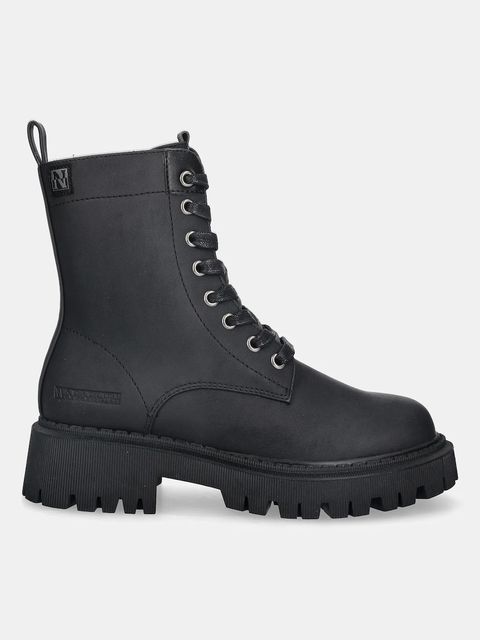 Napapijri workery F4LIORN01/SIN damskie kolor czarny na płaskim obcasie NP0A4IKECO 041 - zdjęcie produktu nr 2