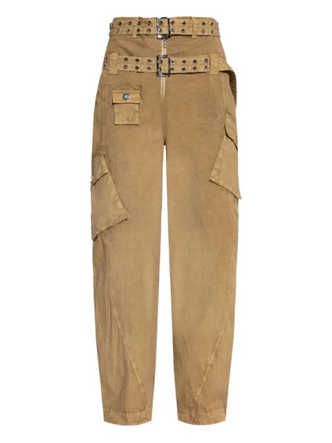 GANNI cotton pocket trousers - Neutrals - zdjęcie produktu nr 1