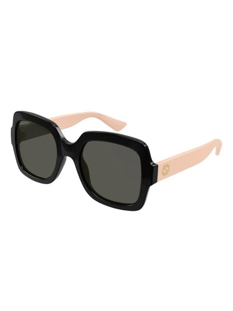 Gucci Eyewear oversize-frame sunglasses - Black - zdjęcie produktu nr 2