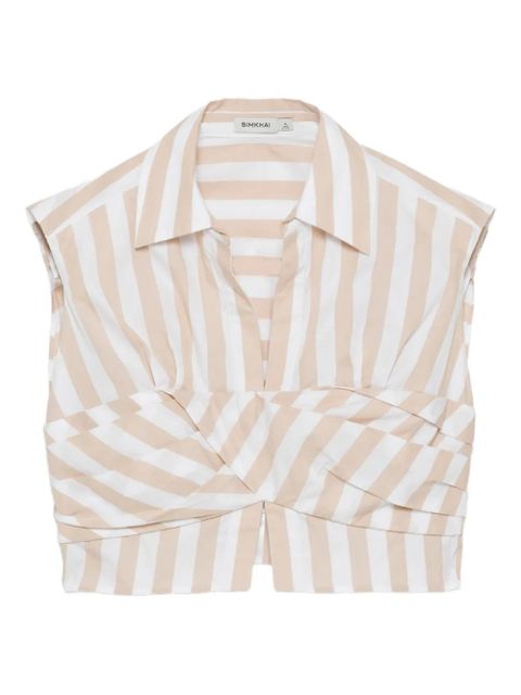 Simkhai Emie striped blouse - Neutrals - zdjęcie produktu nr 1