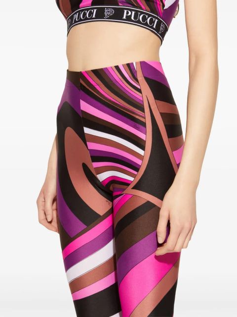 PUCCI iride-print leggings - Pink