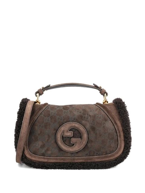 Gucci logo-plaque tote bag - Brown - zdjęcie produktu nr 1