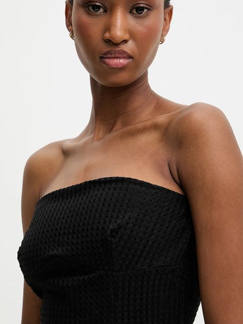 Answear.LAB top damska kolor czarny gładka