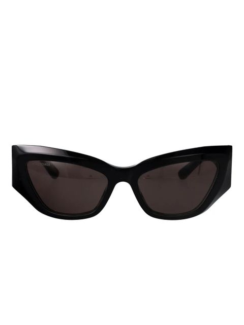 Balenciaga Eyewear bb-logo geometric-frame sunglasses - Black