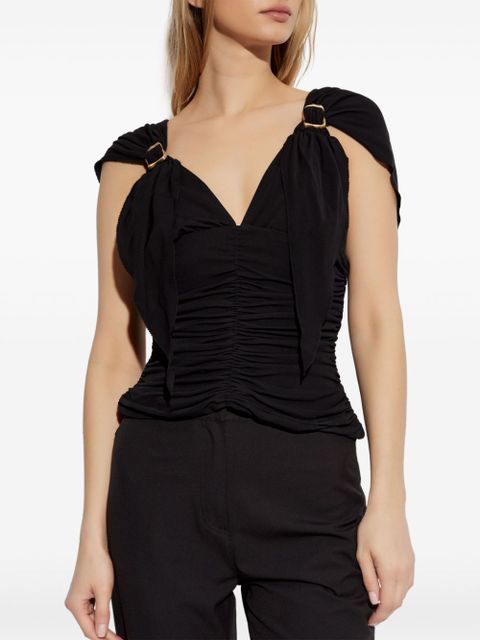 Cult Gaia draped top - Black