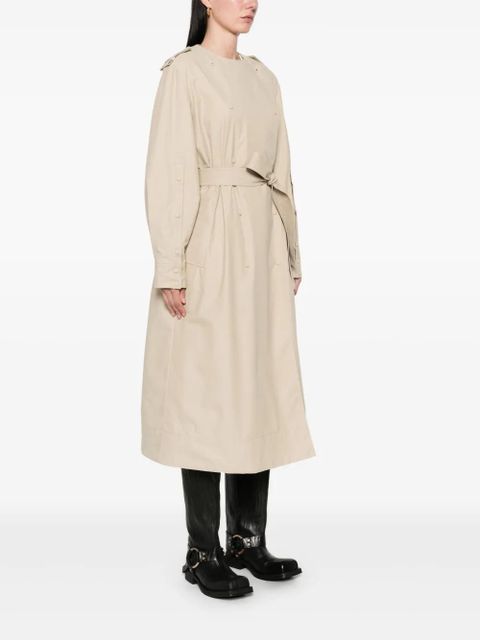 Moncler Gourdon trench coat - Neutrals