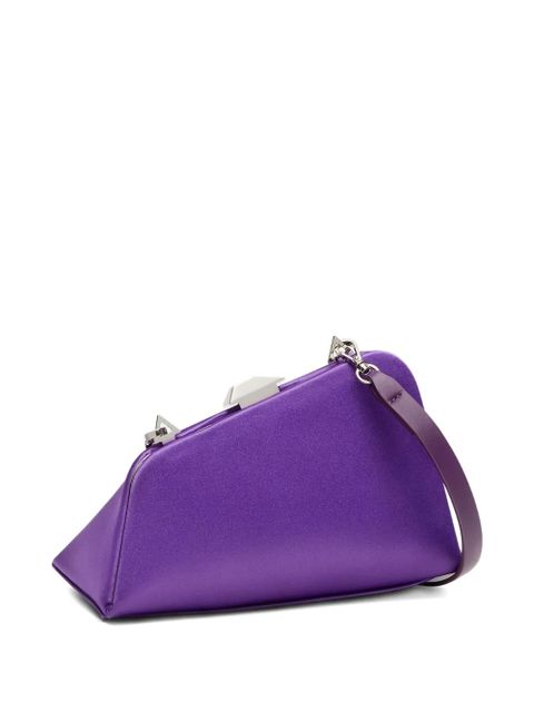 The Attico Midnight clutch bag - Purple