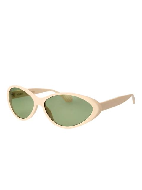 Gucci Eyewear cat-eye frame sunglasses - White