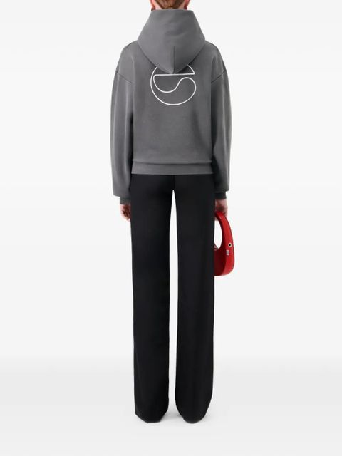 Coperni logo-print hoodie - Grey