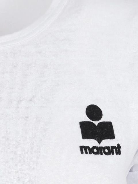 ISABEL MARANT Koldia logo T-shirt - White - zdjęcie produktu nr 2