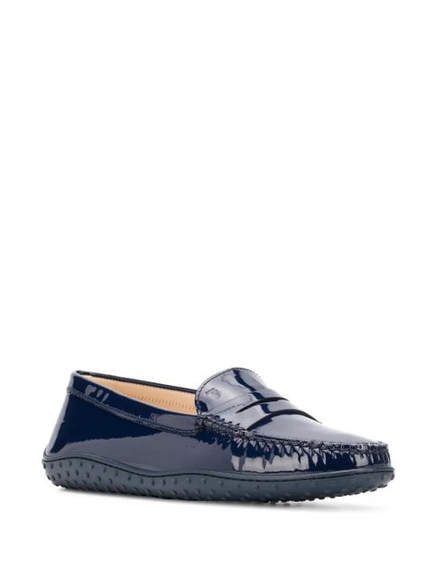 Tod's patent leather loafers - Blue - zdjęcie produktu nr 2
