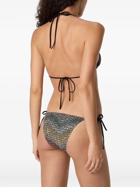 Missoni tie-fastening bikini set - Black