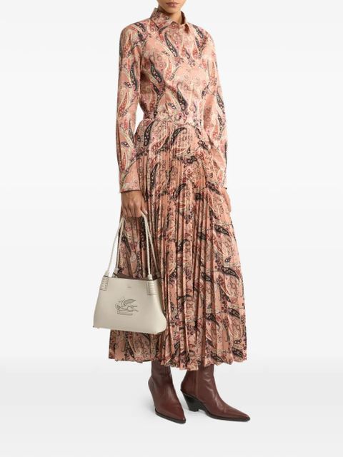 ETRO paisley-print maxi skirt - Pink