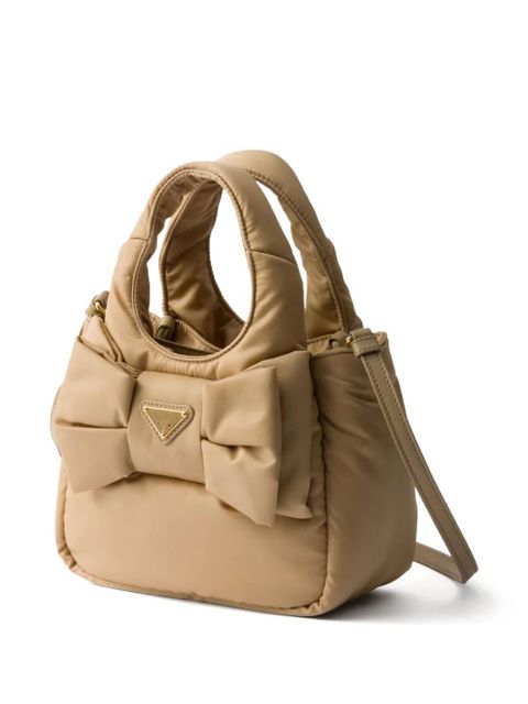 Prada padded Re-Nylon mini bag - Neutrals