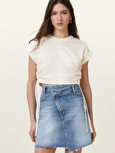 AllSaints bluzka MIRA SATIN - zdjęcie produktu nr 1