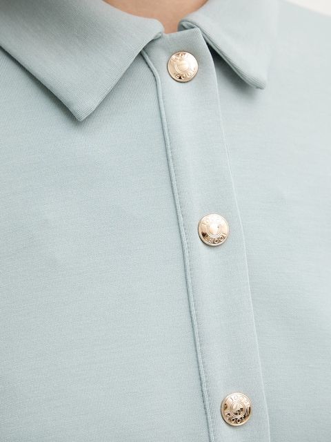 Joop! bluza damska kolor turkusowy gładka 30100420