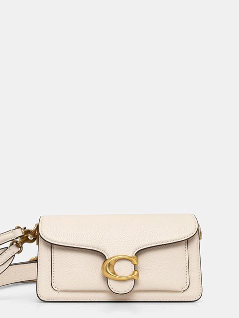 Coach torebka skórzana Tabby kolor beżowy CY201 - zdjęcie produktu nr 2