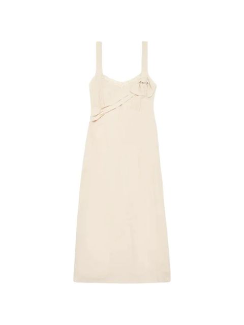 Simone Rocha floral-appliqué dress - Neutrals - zdjęcie produktu nr 1