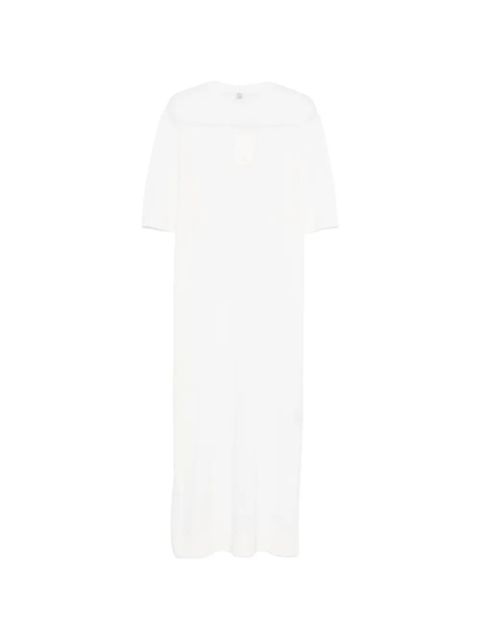 TOTEME merino knit maxi dress - Neutrals - zdjęcie produktu nr 1