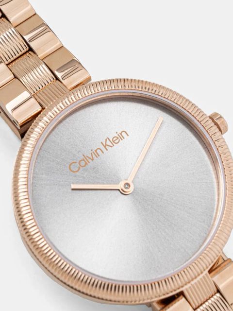 Calvin Klein zegarek damski kolor złoty 25100013