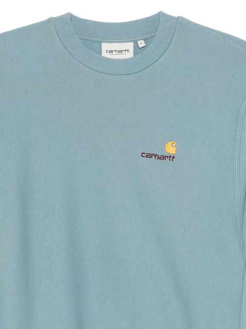 Carhartt WIP logo-embroidered sweatshirt - Blue